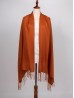 Solid Color Shawl Scarf W/ Tassels